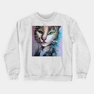 Adolescent cat Crewneck Sweatshirt